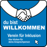 Inklusions-Button – Du bist willkommen!